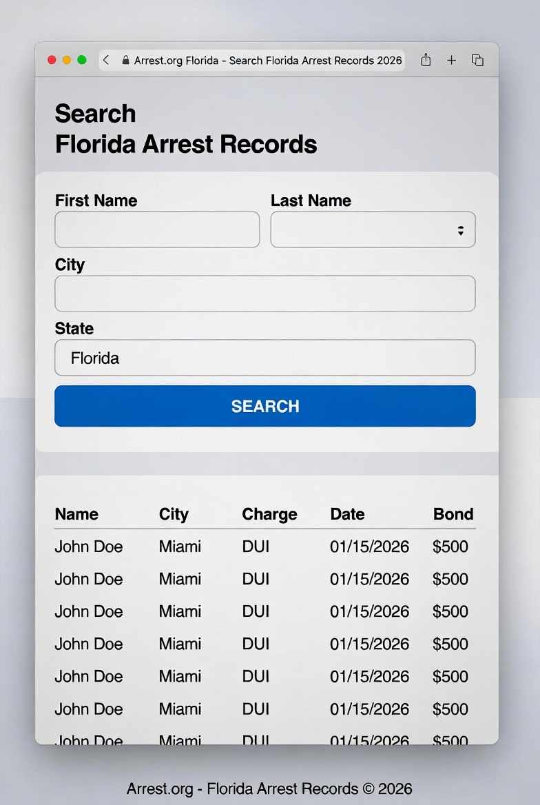 Florida Arrest Page